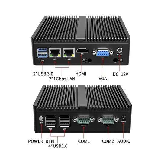 Work Node Intel N2840 Mini PC Metal Case Desktop Computer