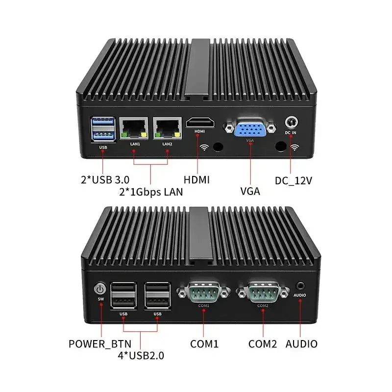 Work Node Intel N2840 Mini PC Metal Case Desktop Computer